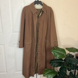 Rain Shedder Vintage Trench Coat Size L